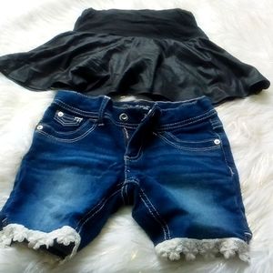 Little Girl short and skirt